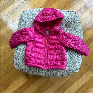 Primary Puffer Baby jacket size 18-34 months in Pink